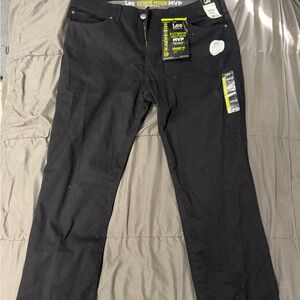 Lee Men's Relaxed Fit Black Jeans
